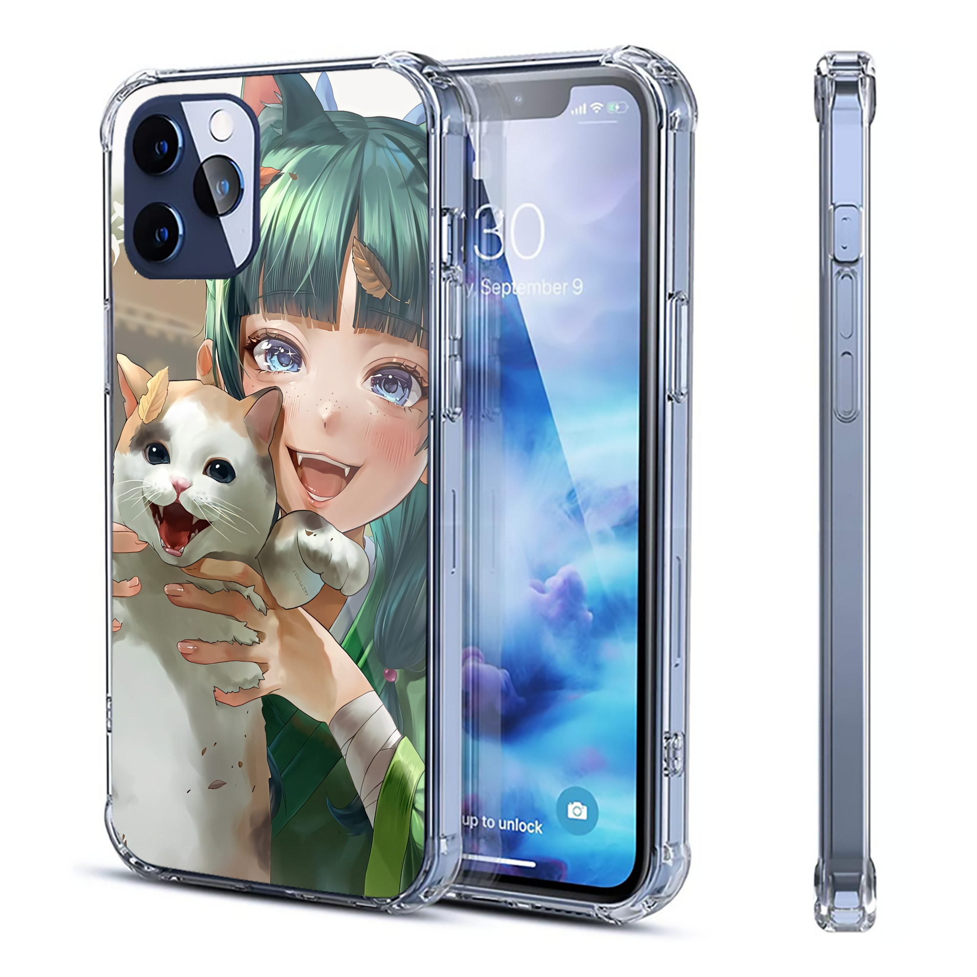 （画像用） 薬屋のひとりごと The Apothecary Diaries 【iPhone 12シリーズ対応】透明スマホケース（クリアソフトケース）
